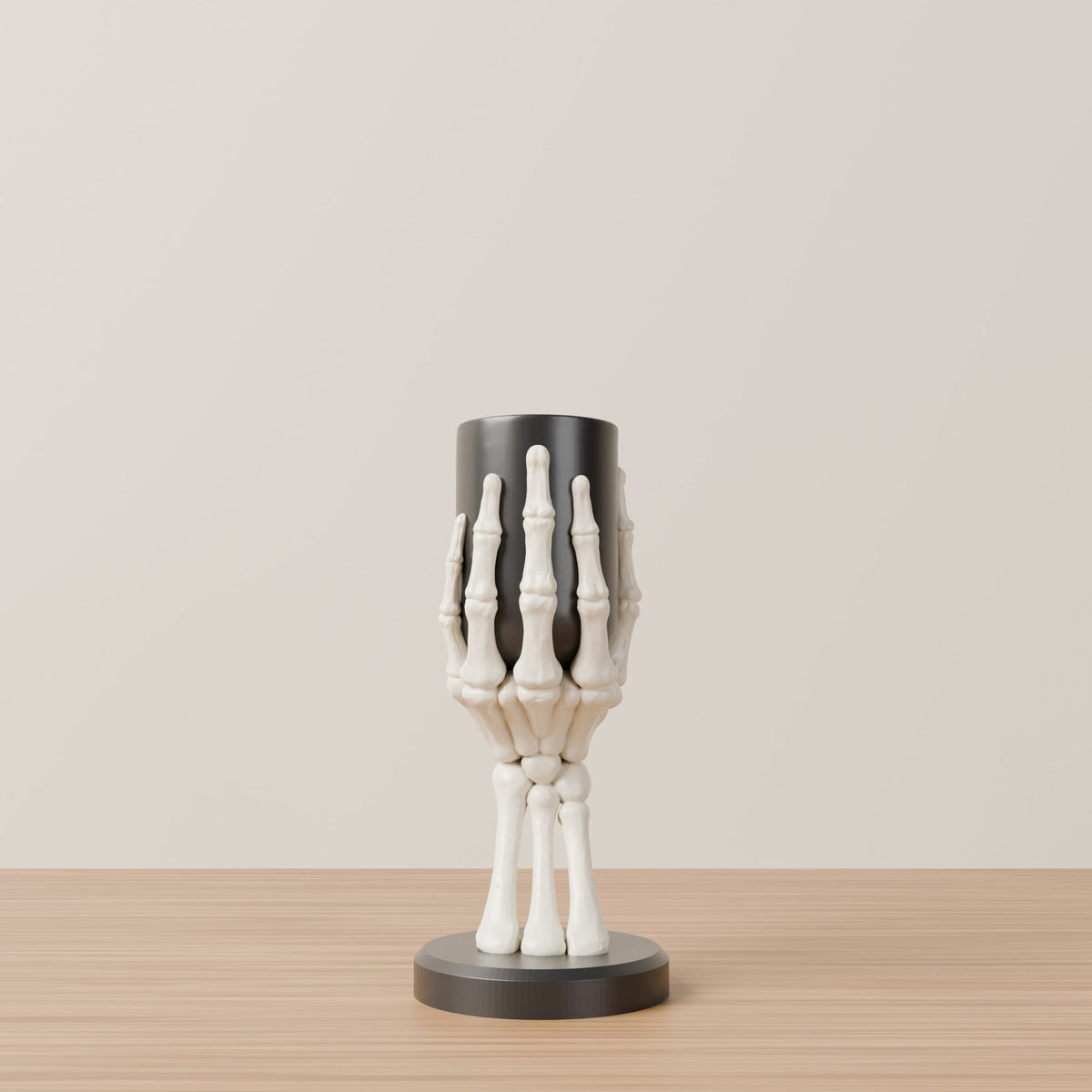 Bone Grip Vase – Skeleton Hand Halloween Decor - Northern Foundry