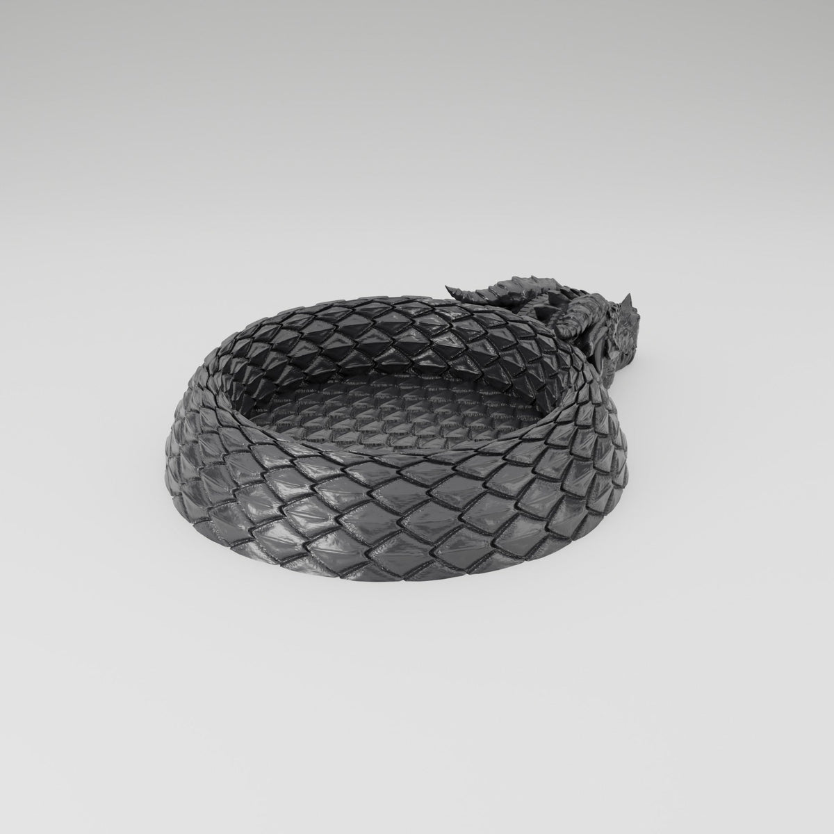 Coiled Dragon Trinket Bowl – Scaled Ring Dish & Catchall - Northern Foundry