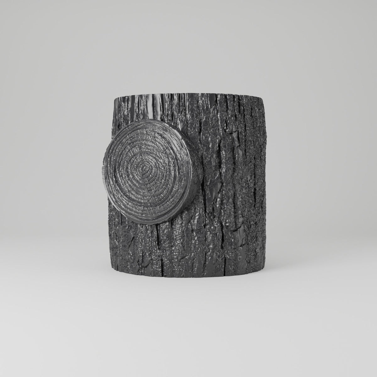 Log Pen Holder – Tree Bark Desk Organizer with Compartments - Northern Foundry