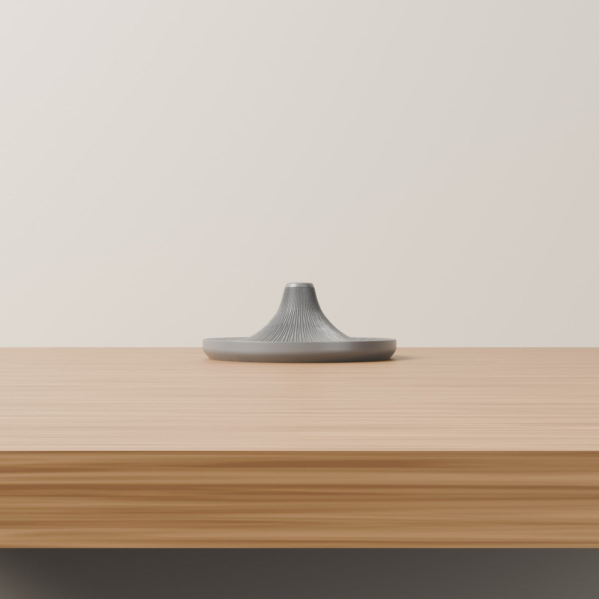 Ripple Bud Vase & Tray – Fluted Volcano Stem Holder - Northern Foundry