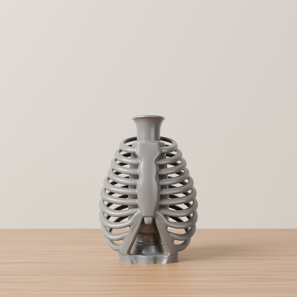 Skeleton Rib Cage Vase – Gothic Halloween Decor - Northern Foundry