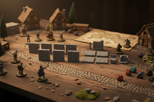 28mm Medieval Guard Post Gatehouse – Stone RPG Terrain - Northern Foundry