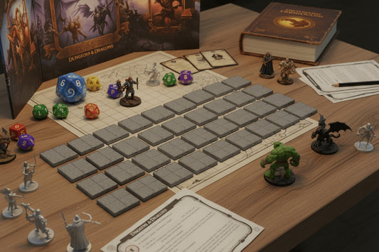 28mm Modular Dungeon Floor Tiles – 36-Piece Bulk Pack - Northern Foundry