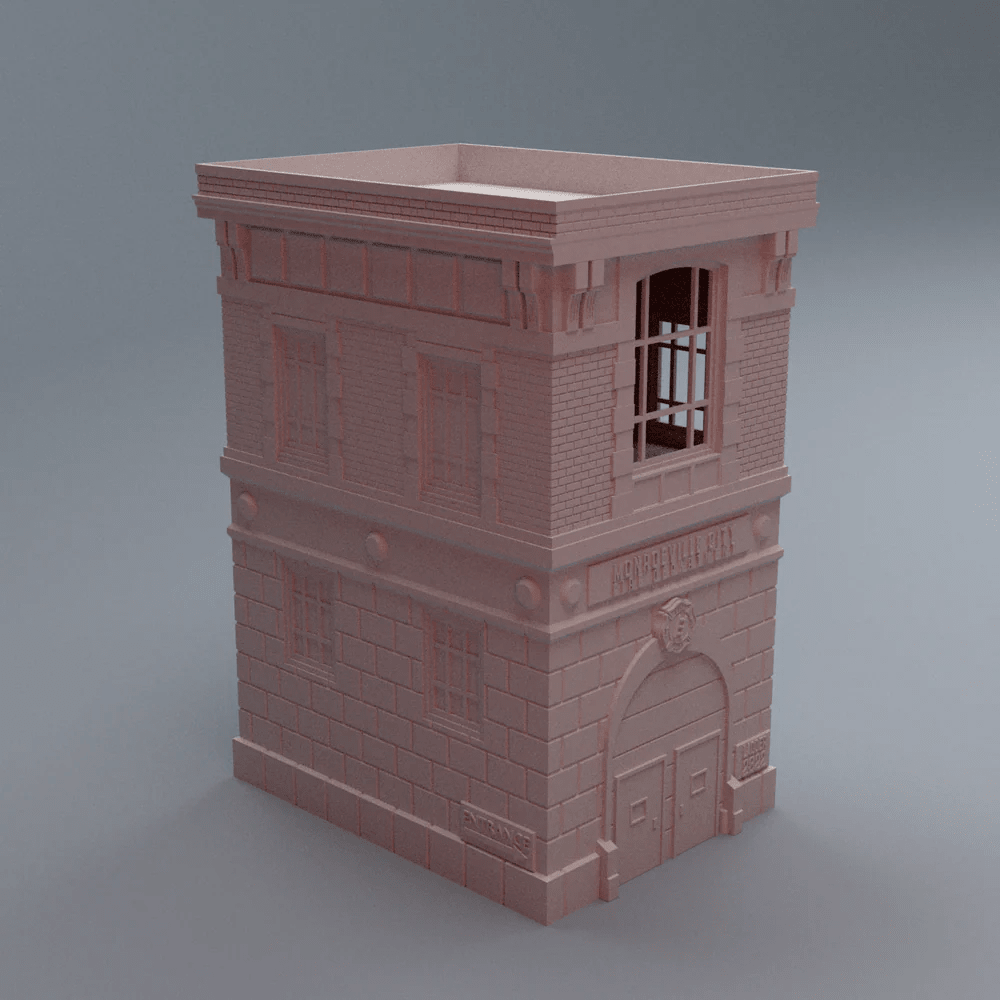 40mm Heroic Urban First Responder Terrain Bundle: Firehouse, Medical Center. & Vehicles