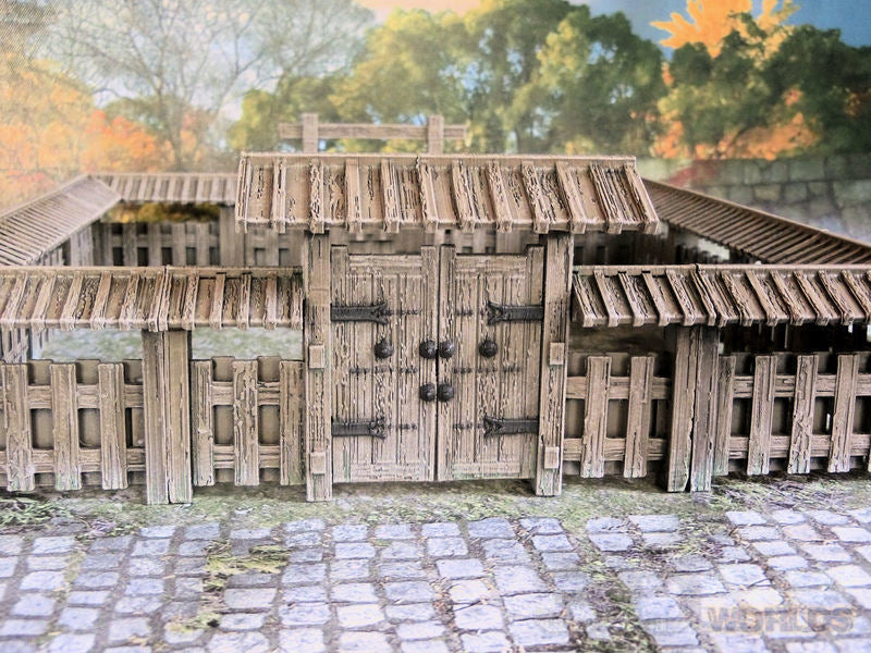Samurai Wooden Walls painted - Northern Foundry