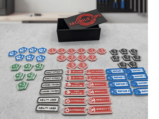 58-Piece Premium Token Set Compatible with Gundam TCG