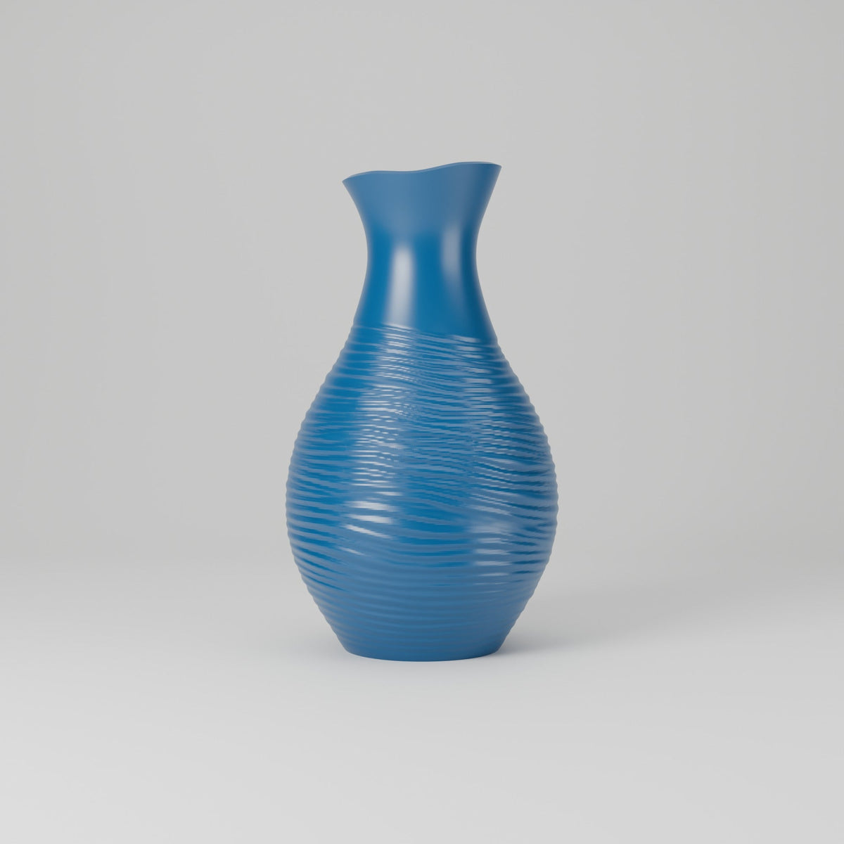 Alba Rippled Flower Vase – Modern Sculptural Vase - Northern Foundry