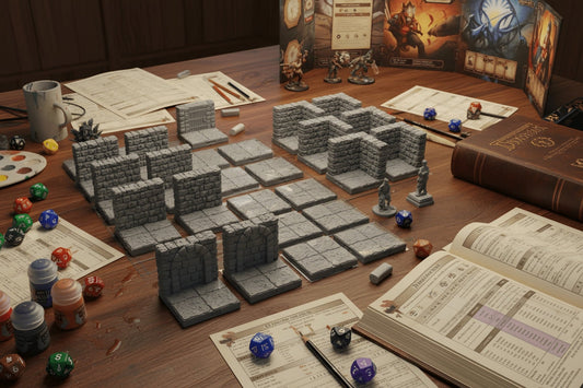 Alcove Room with Nook 4x6 – Dragonlock 28mm Dungeon - Northern Foundry