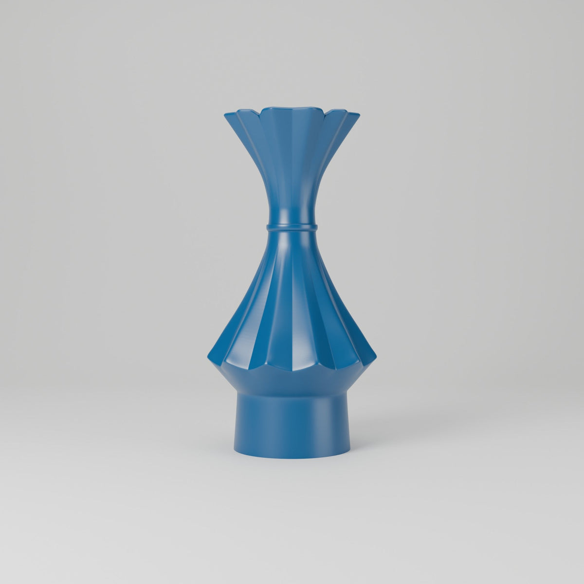 Annone Fluted Flower Vase – Modern Sculptural Vase - Northern Foundry