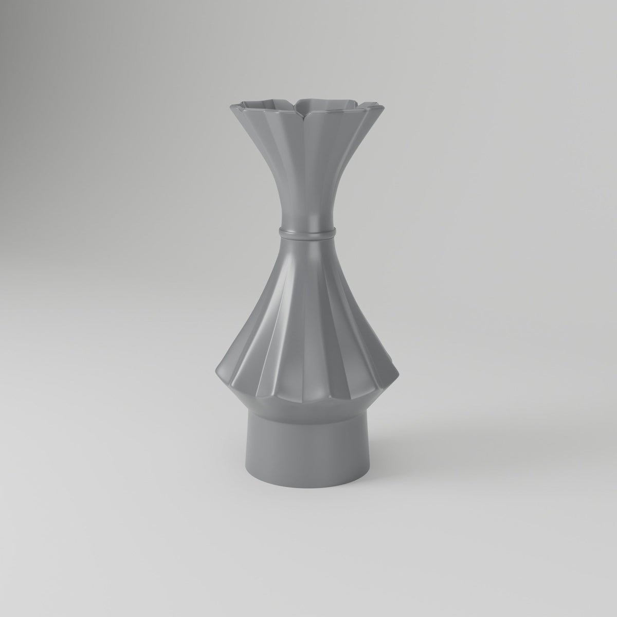 Annone Fluted Flower Vase – Modern Sculptural Vase - Northern Foundry