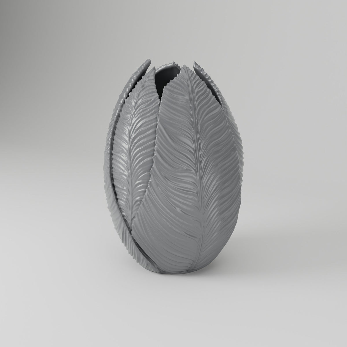 Apulia Leaf Flower Vase – Modern Sculptural Vase - Northern Foundry