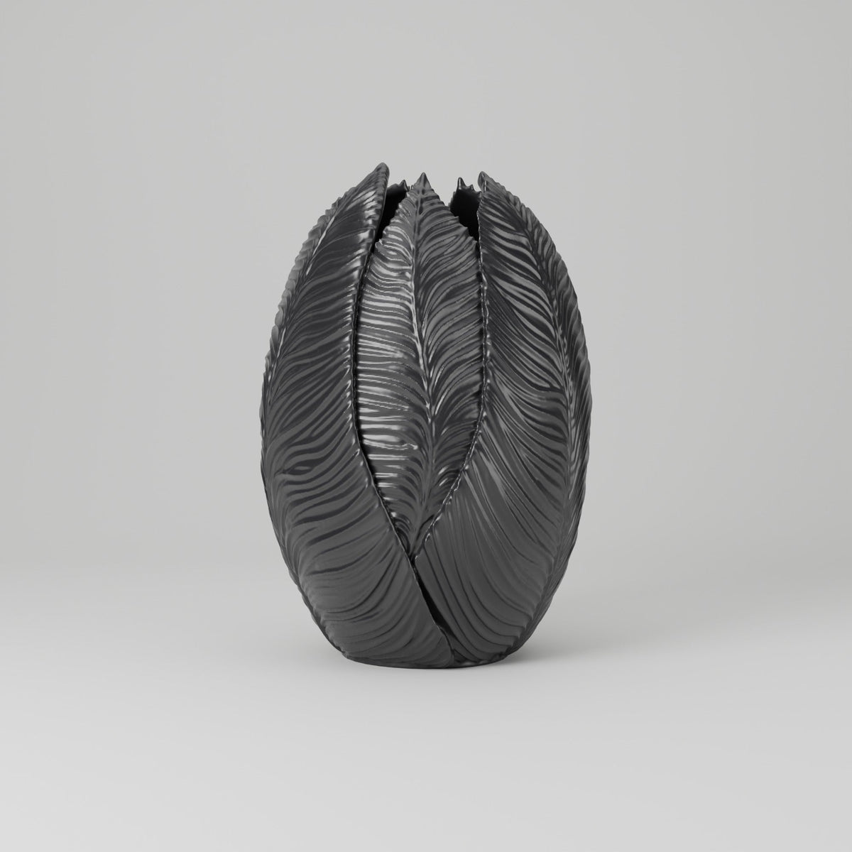 Apulia Leaf Flower Vase – Modern Sculptural Vase - Northern Foundry