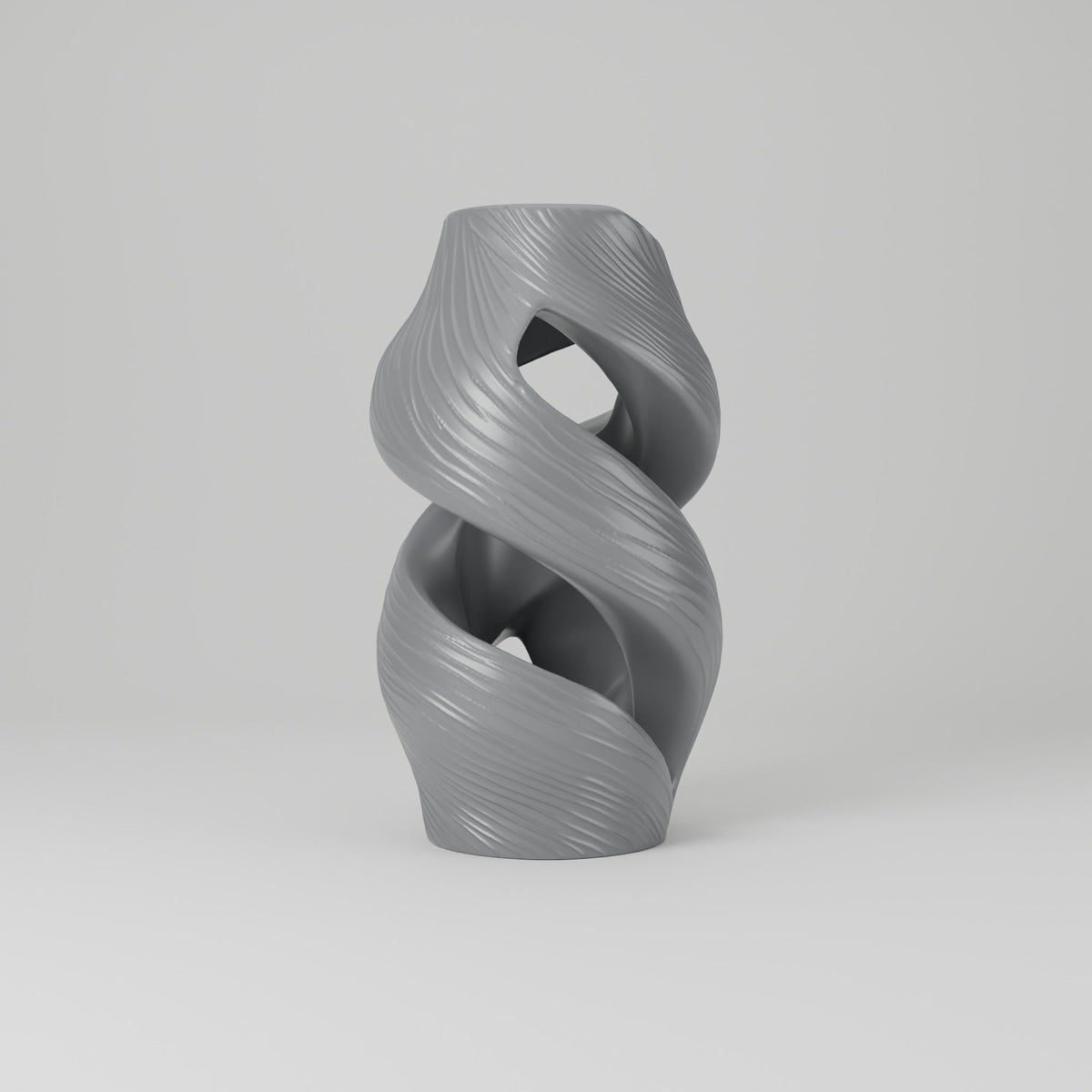 Aurora Crest Twisted Ribbon Vase – Modern Sculptural Vase - Northern Foundry
