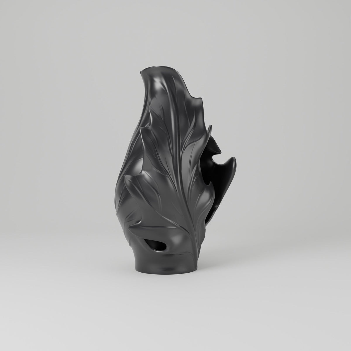 Autumn Leaf Sculptural Vase – Modern Sculptural Vase - Northern Foundry