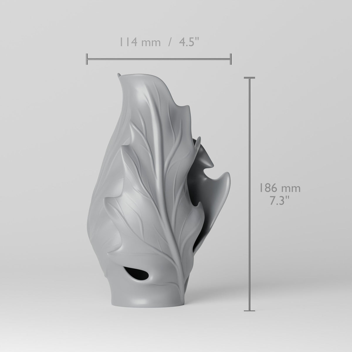 Autumn Leaf Sculptural Vase – Modern Sculptural Vase - Northern Foundry