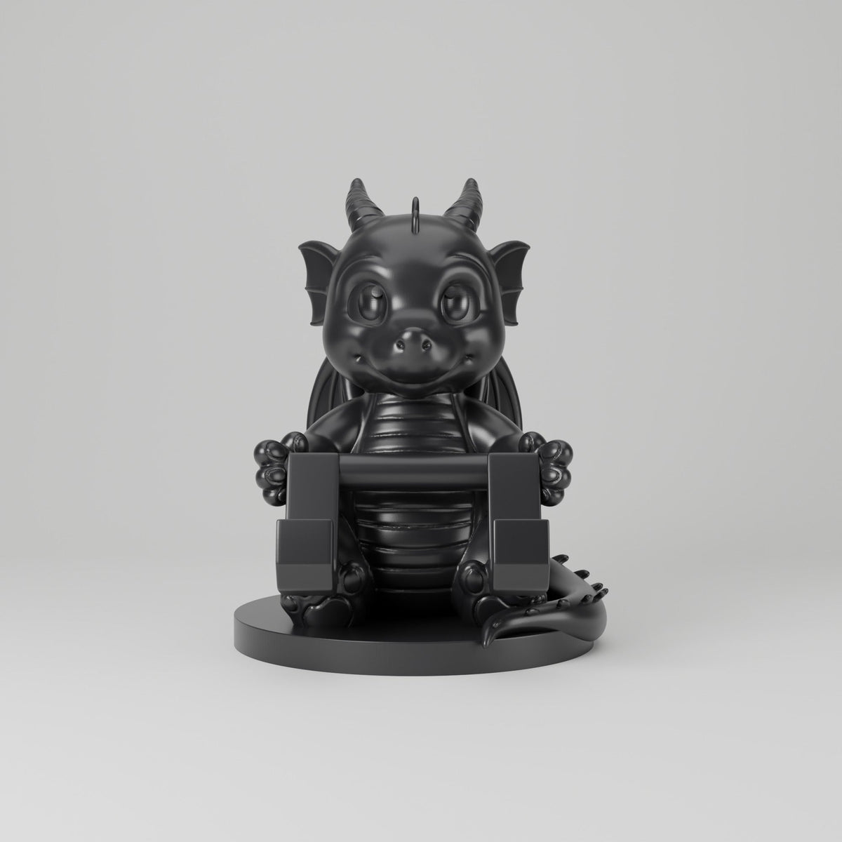 Baby Dragon Phone Stand – Fantasy Desk Phone Holder - Northern Foundry