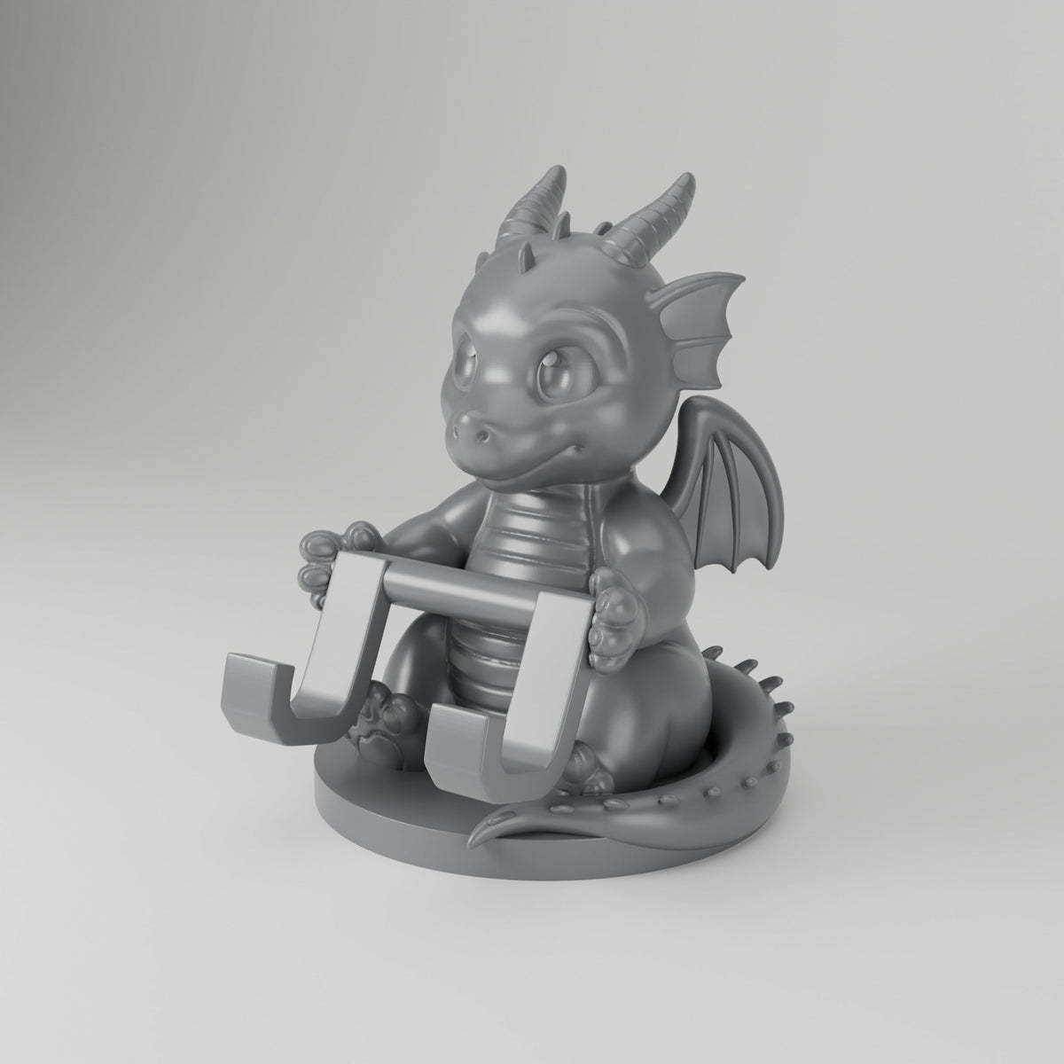 Baby Dragon Phone Stand – Fantasy Desk Phone Holder - Northern Foundry