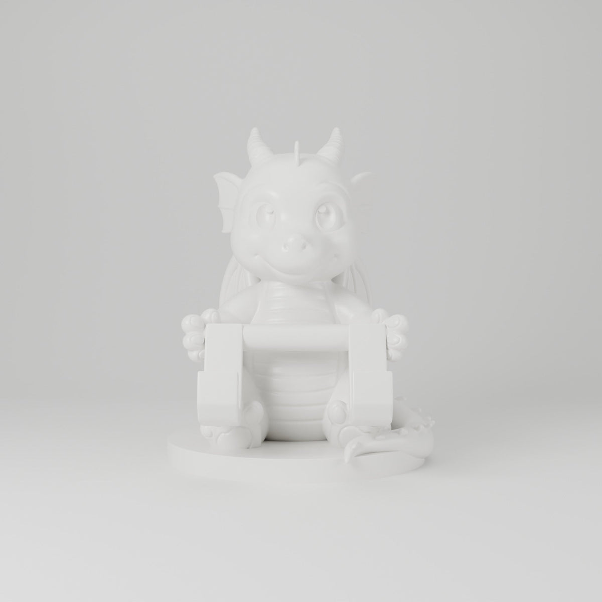 Baby Dragon Phone Stand – Fantasy Desk Phone Holder - Northern Foundry