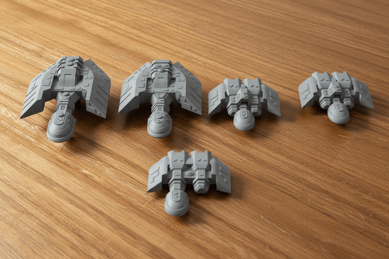 Battlefront Valkyrie Starter Fleet — Space Combat Miniatures — Fat Dragon Games