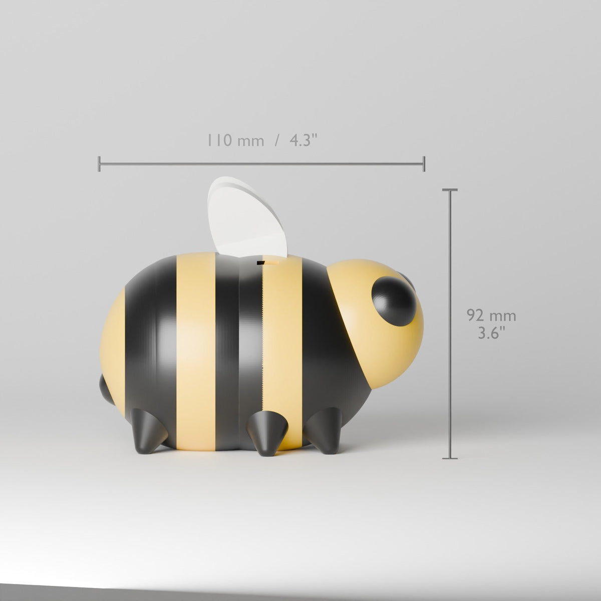 Bee Toothpick Holder – Cute Bumble Bee Toothpick Dispenser for Kitchen and Table - Northern Foundry