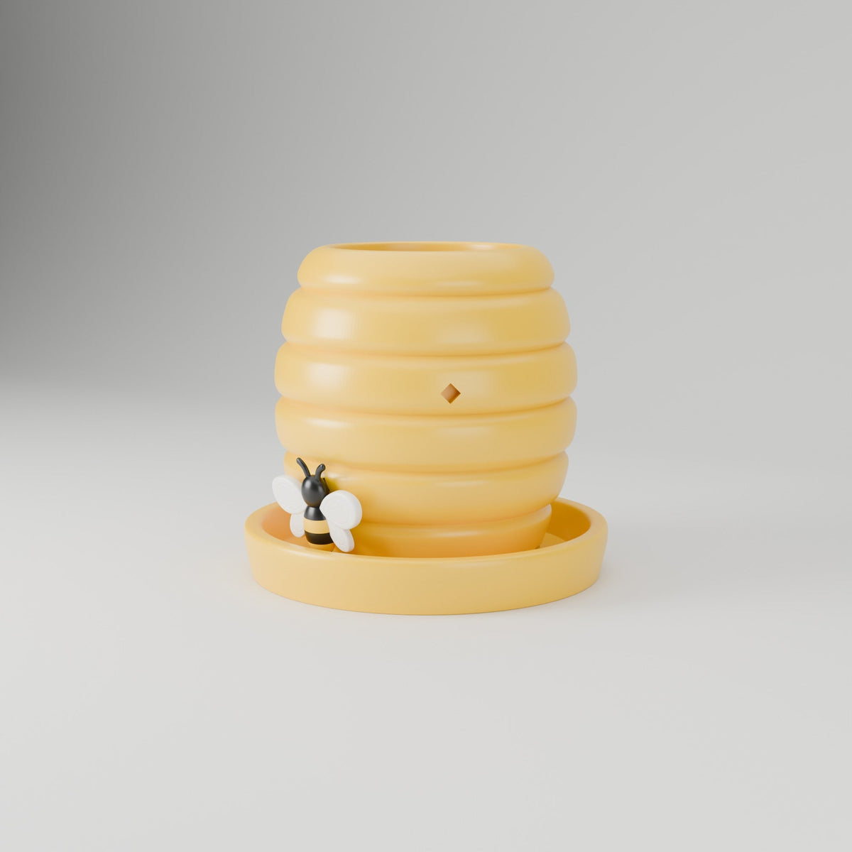 Beehive Planter – Honey Skep Pot with Bumblebee - Northern Foundry