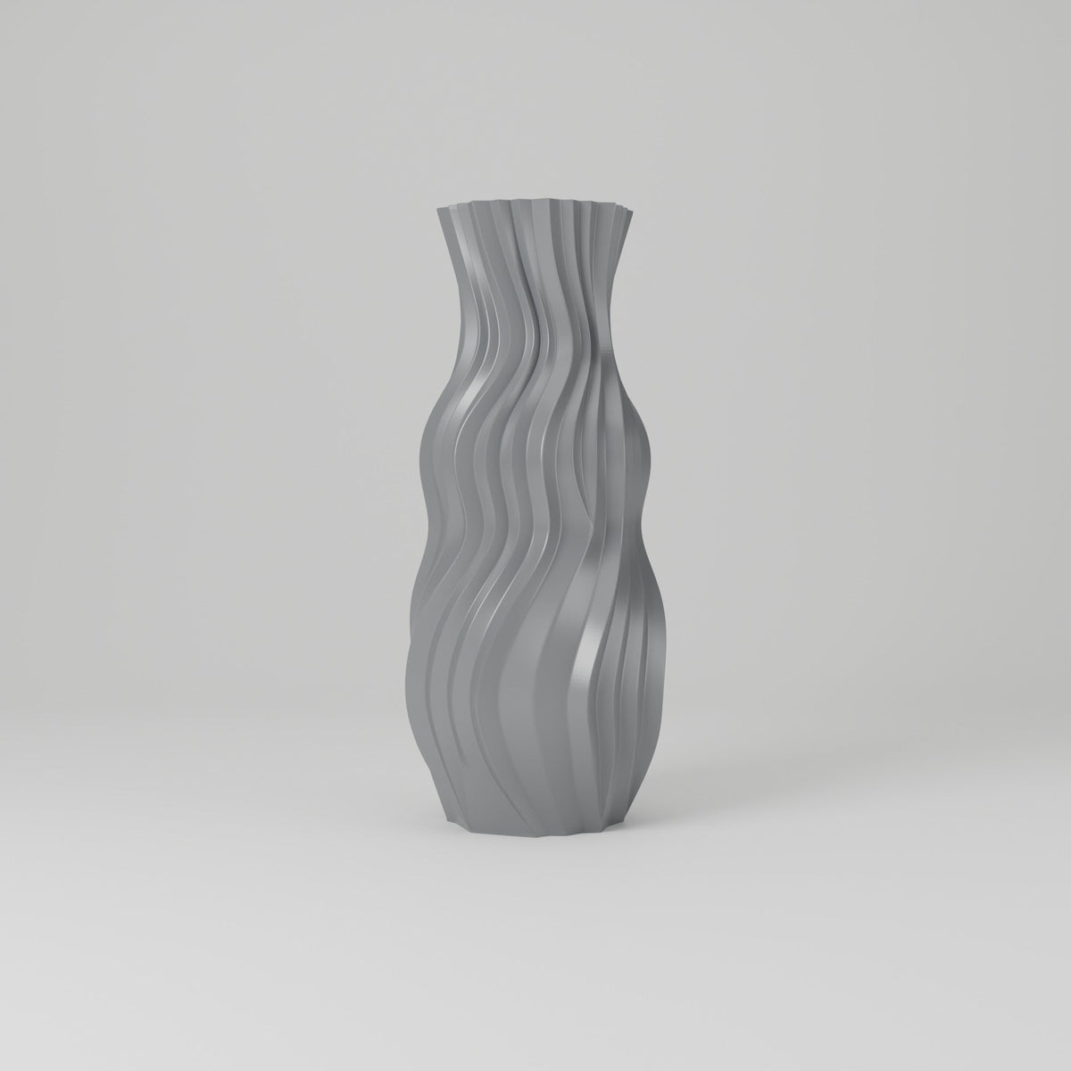 Belluno Wavy Flower Vase – Modern Sculptural Vase - Northern Foundry