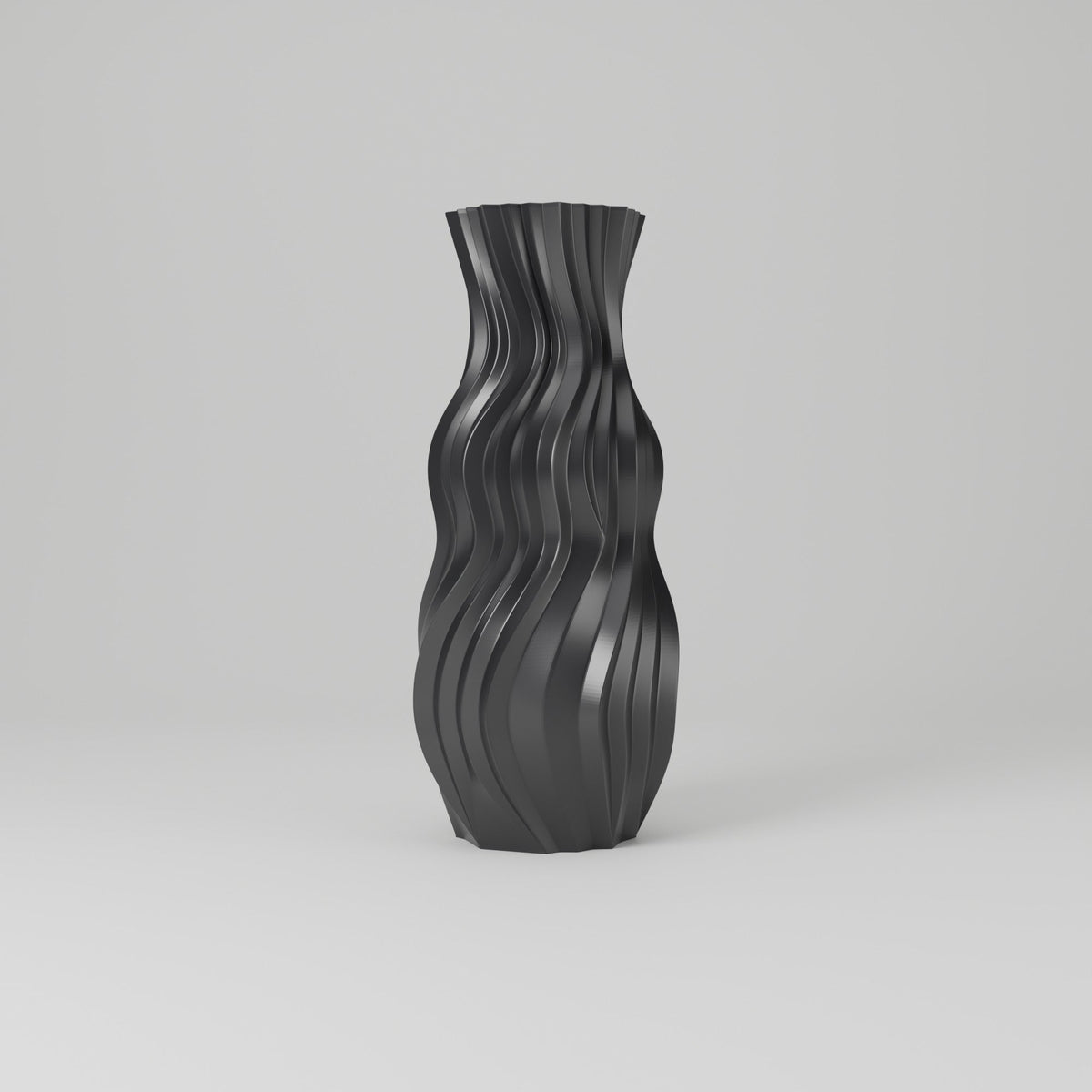 Belluno Wavy Flower Vase – Modern Sculptural Vase - Northern Foundry