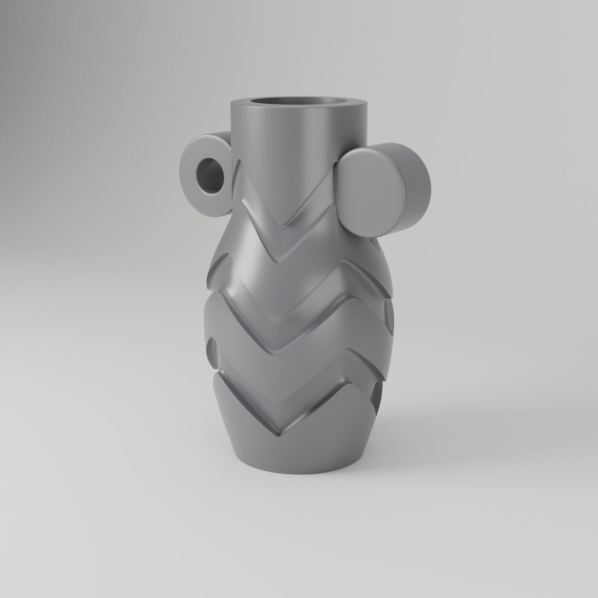 Bolt Curve Zigzag Vase – Modern Sculptural Vase - Northern Foundry