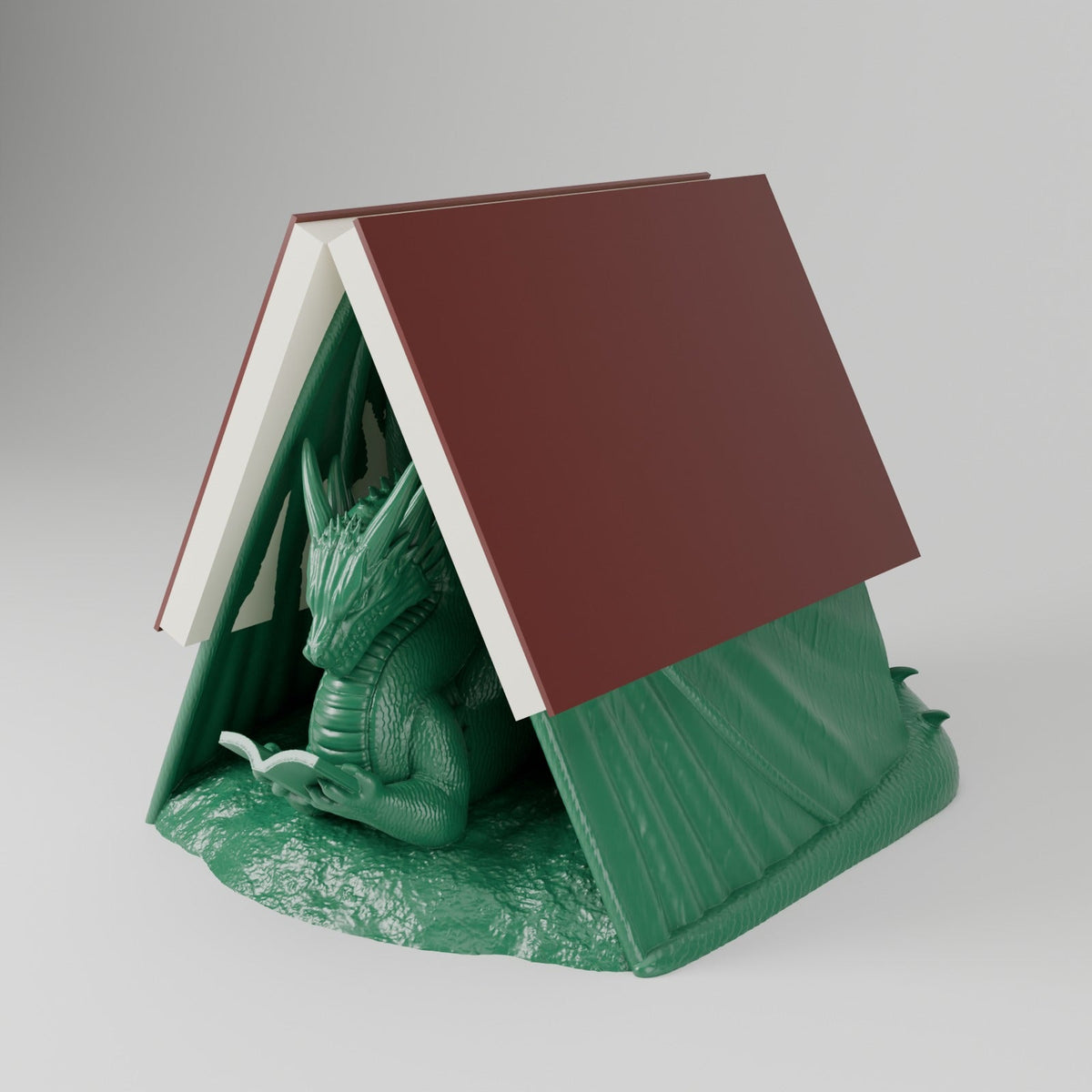 Book Wyrm Page Holder – Dragon Tent Book Rest That Saves Your Page - Northern Foundry