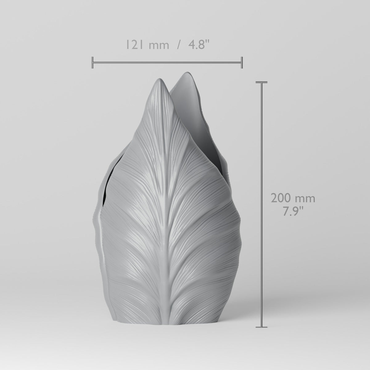 Botanica Leaf Bud Vase – Modern Sculptural Vase - Northern Foundry