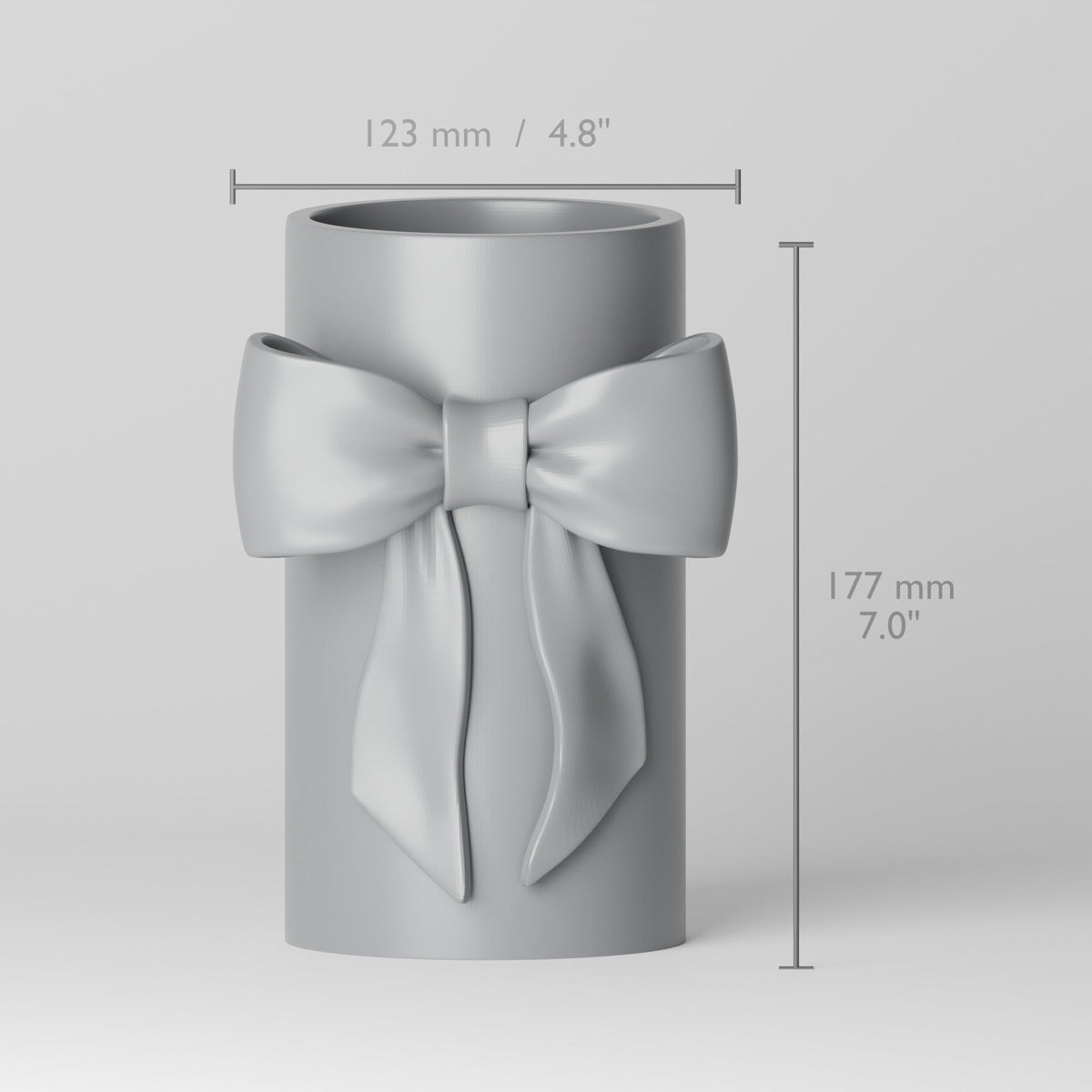 Bow Ribbon Vase – Modern Sculptural Vase - Northern Foundry