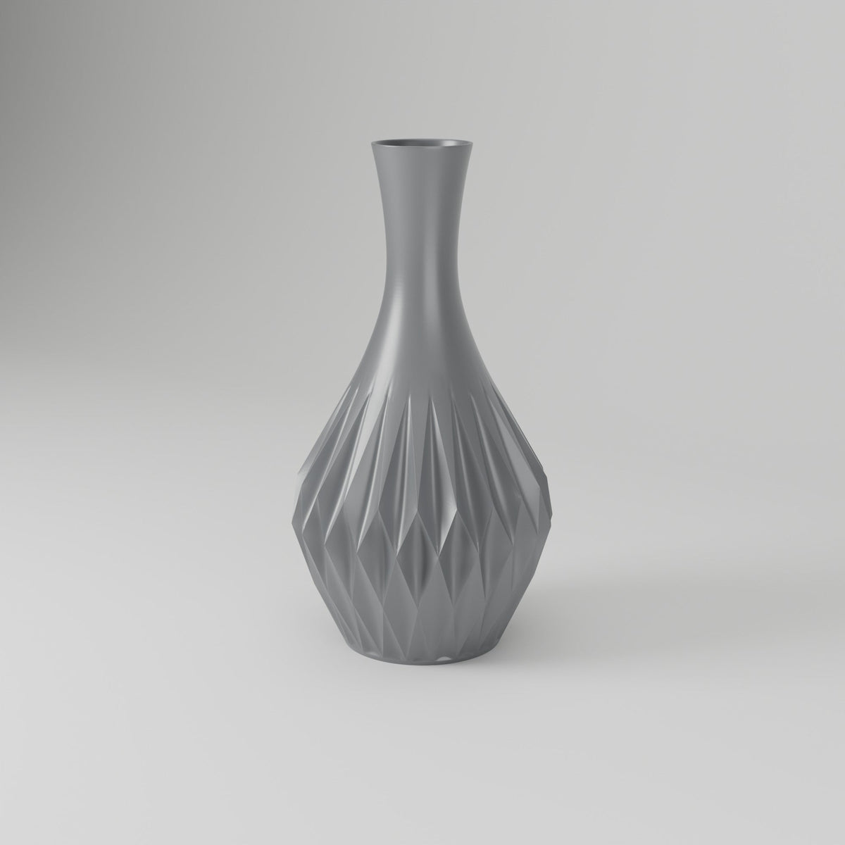 Bracciano Faceted Bottle Vase – Modern Sculptural Vase - Northern Foundry