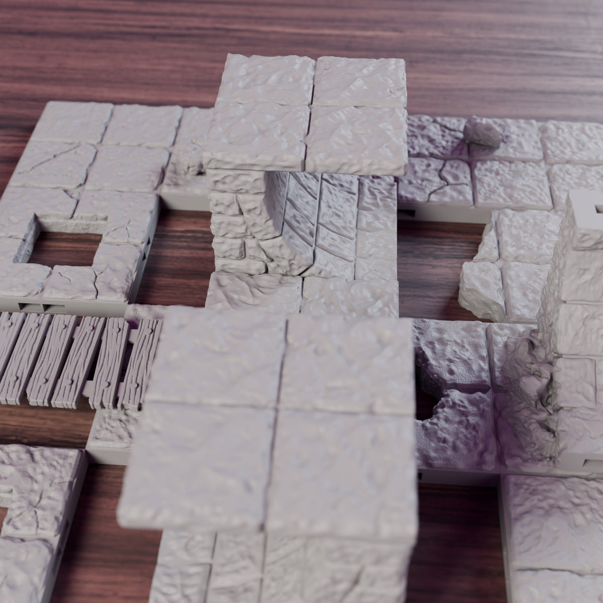 Bridge & Chasm Crossing – Dragonlock 28mm Dungeon Terrain - Northern Foundry