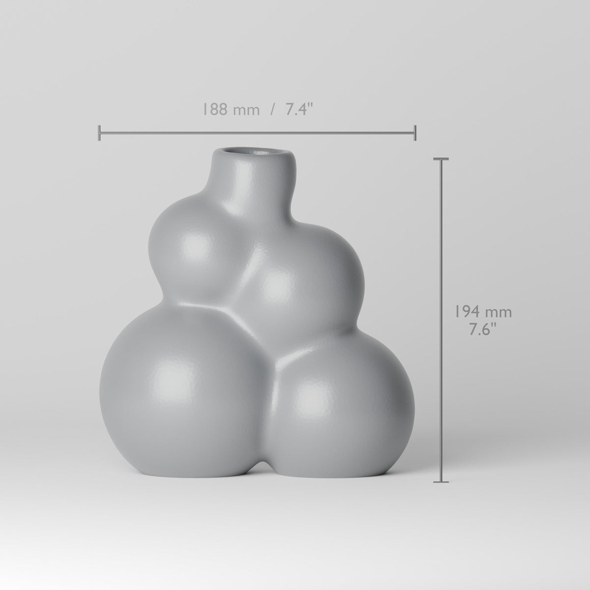 Bubble Stacked Vase – Modern Sculptural Vase - Northern Foundry