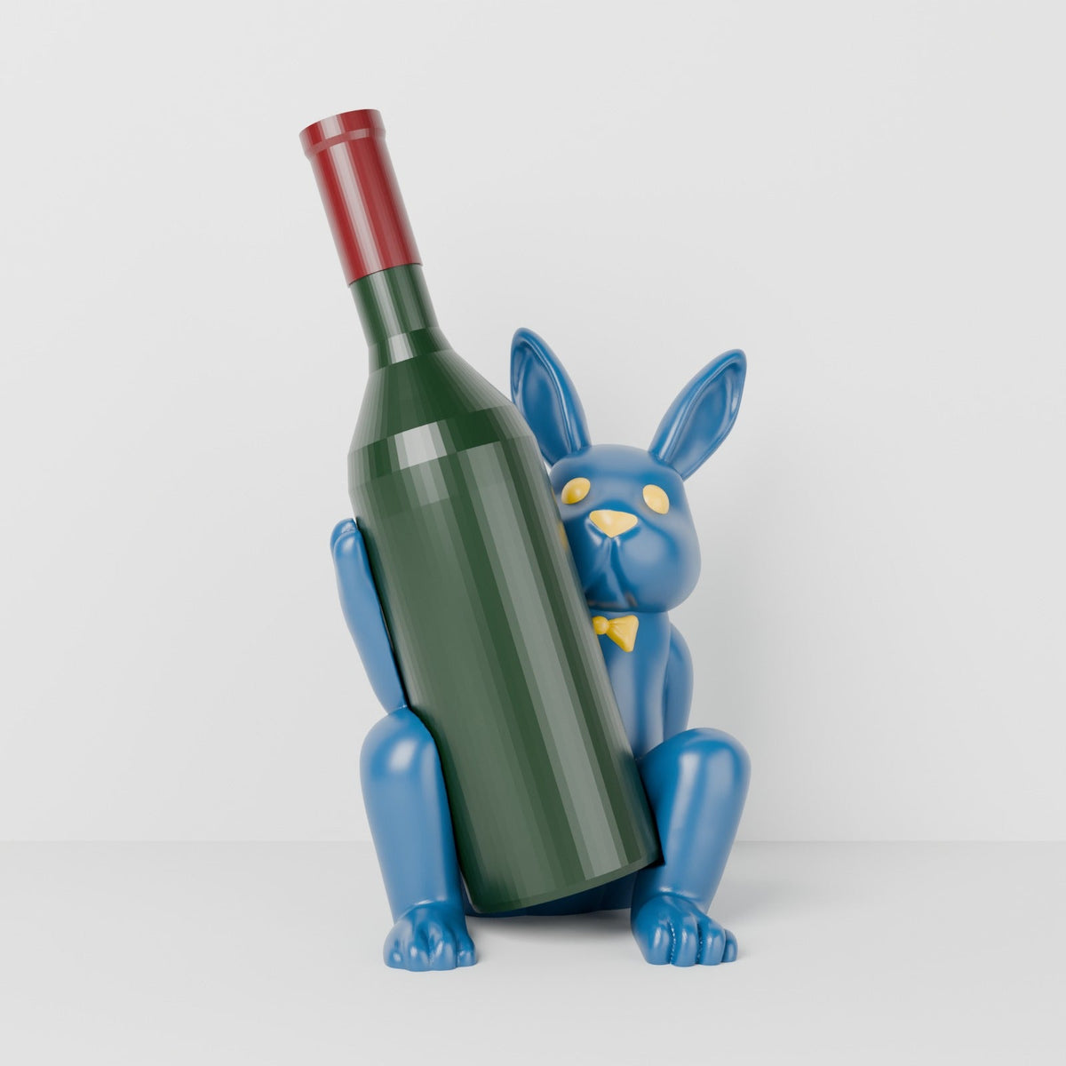 Bunny Wine Bottle Holder – Dapper Rabbit Wine Rack - Northern Foundry
