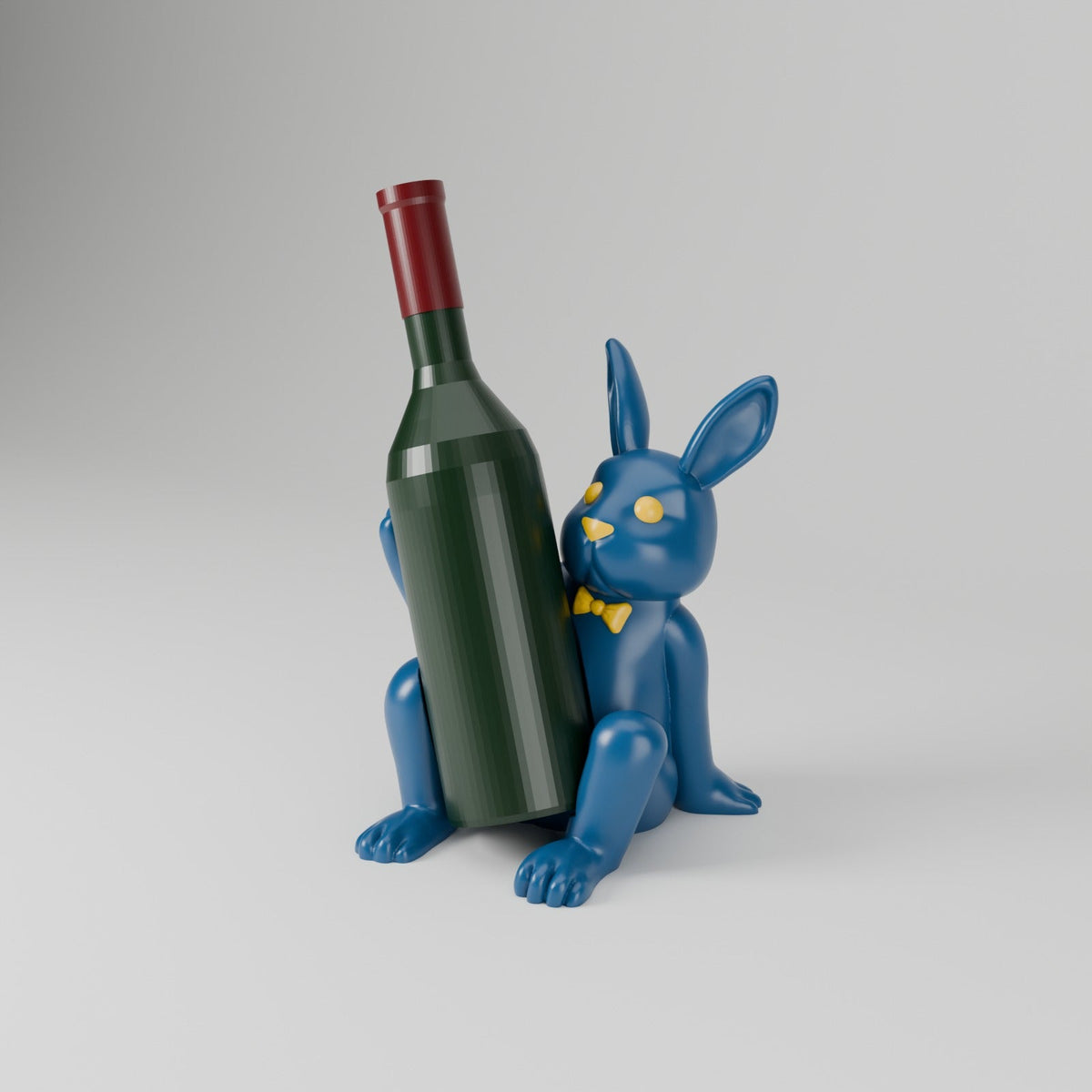 Bunny Wine Bottle Holder – Dapper Rabbit Wine Rack - Northern Foundry