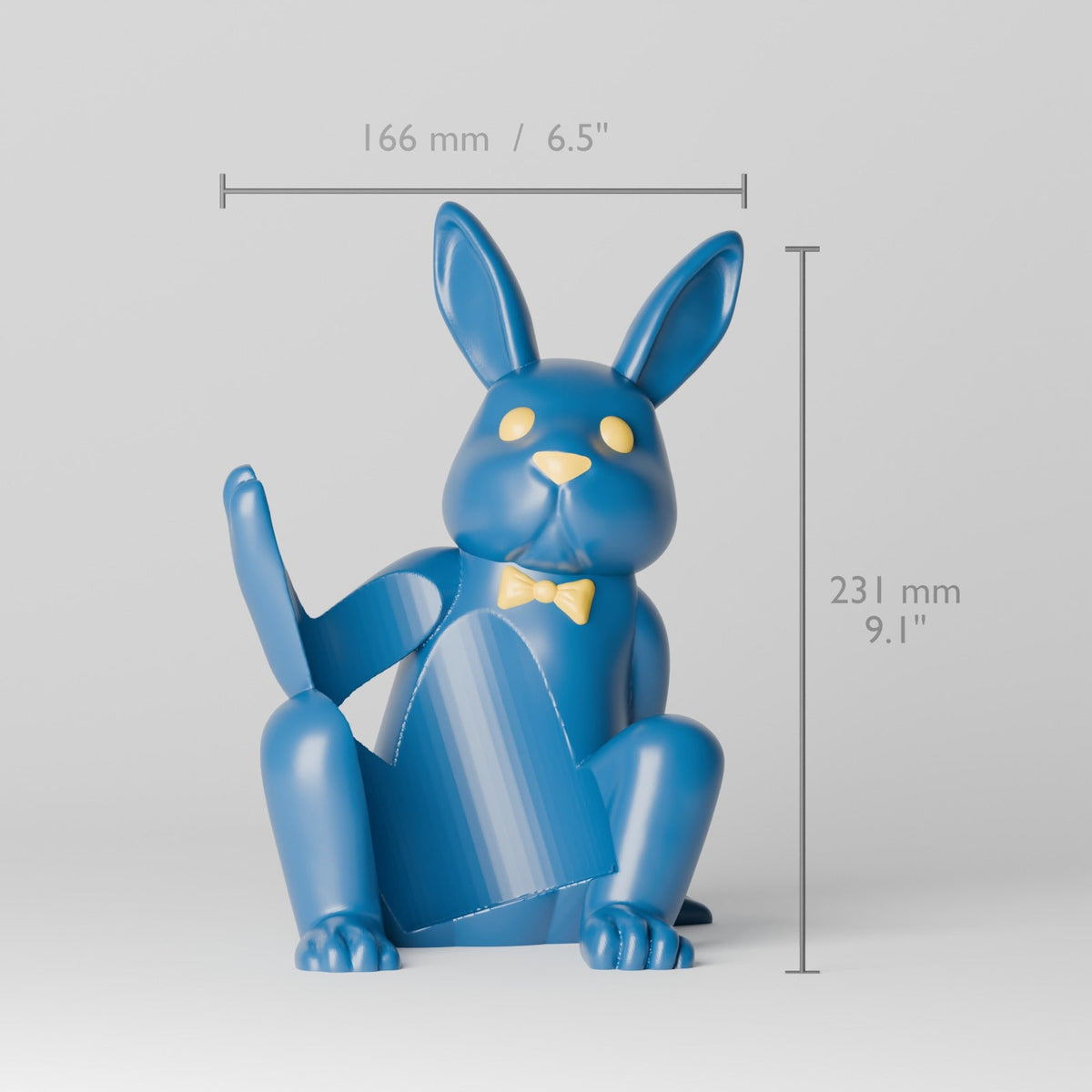 Bunny Wine Bottle Holder – Dapper Rabbit Wine Rack - Northern Foundry