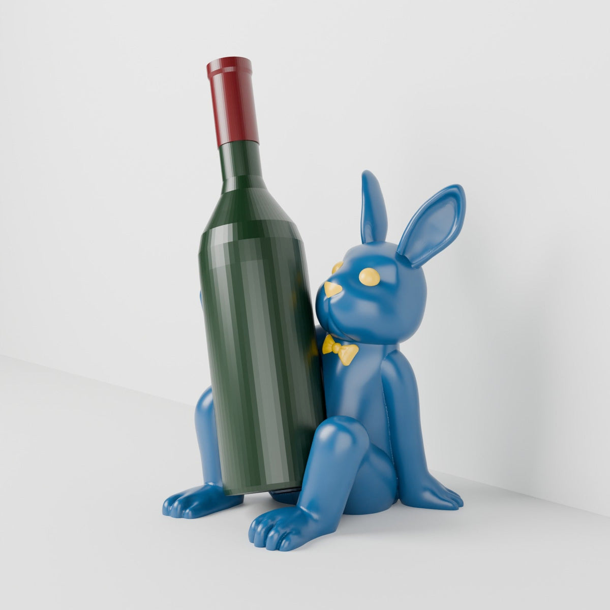 Bunny Wine Bottle Holder – Dapper Rabbit Wine Rack - Northern Foundry