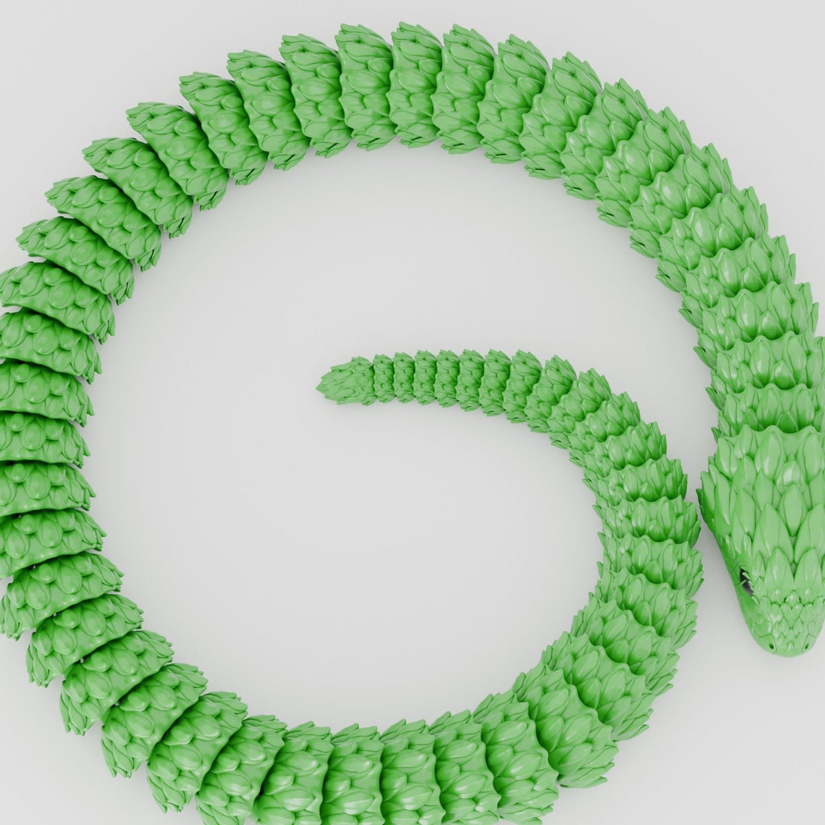 Bush Viper Articulated Snake – Flexible Spiky Snake Fidget Toy - Northern Foundry