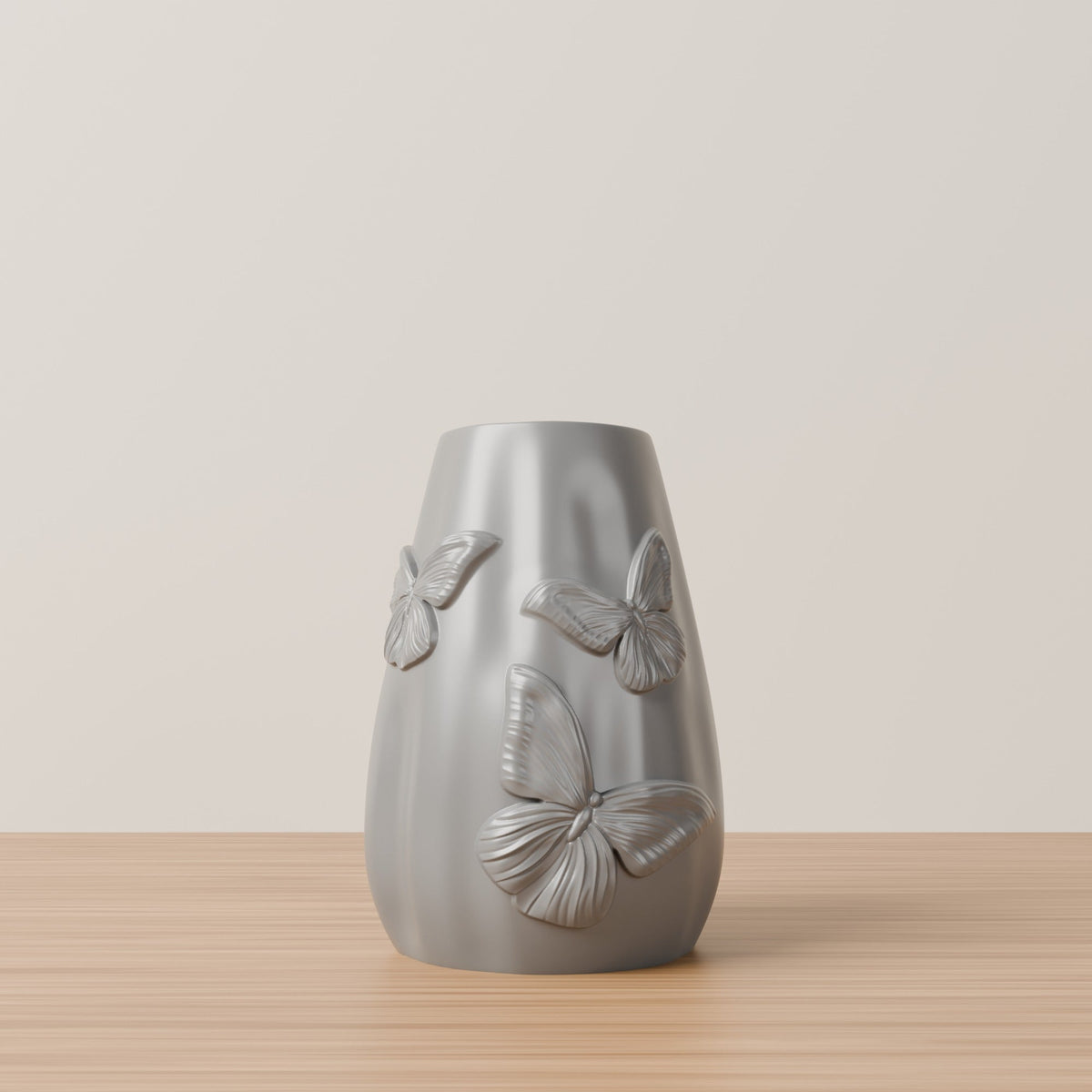 Butterfly Relief Vase – Modern Sculptural Vase - Northern Foundry
