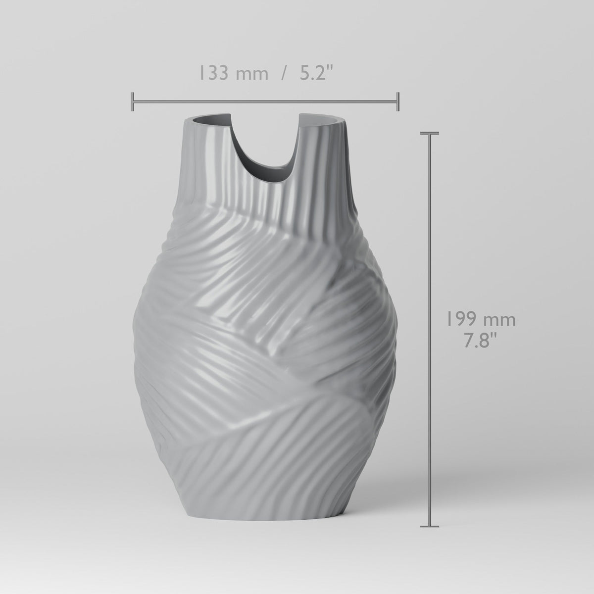 Calderone Textured Vase – Modern Sculptural Vase - Northern Foundry