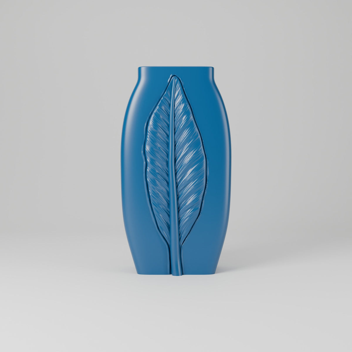 Calma Leaf Relief Vase – Modern Sculptural Vase - Northern Foundry