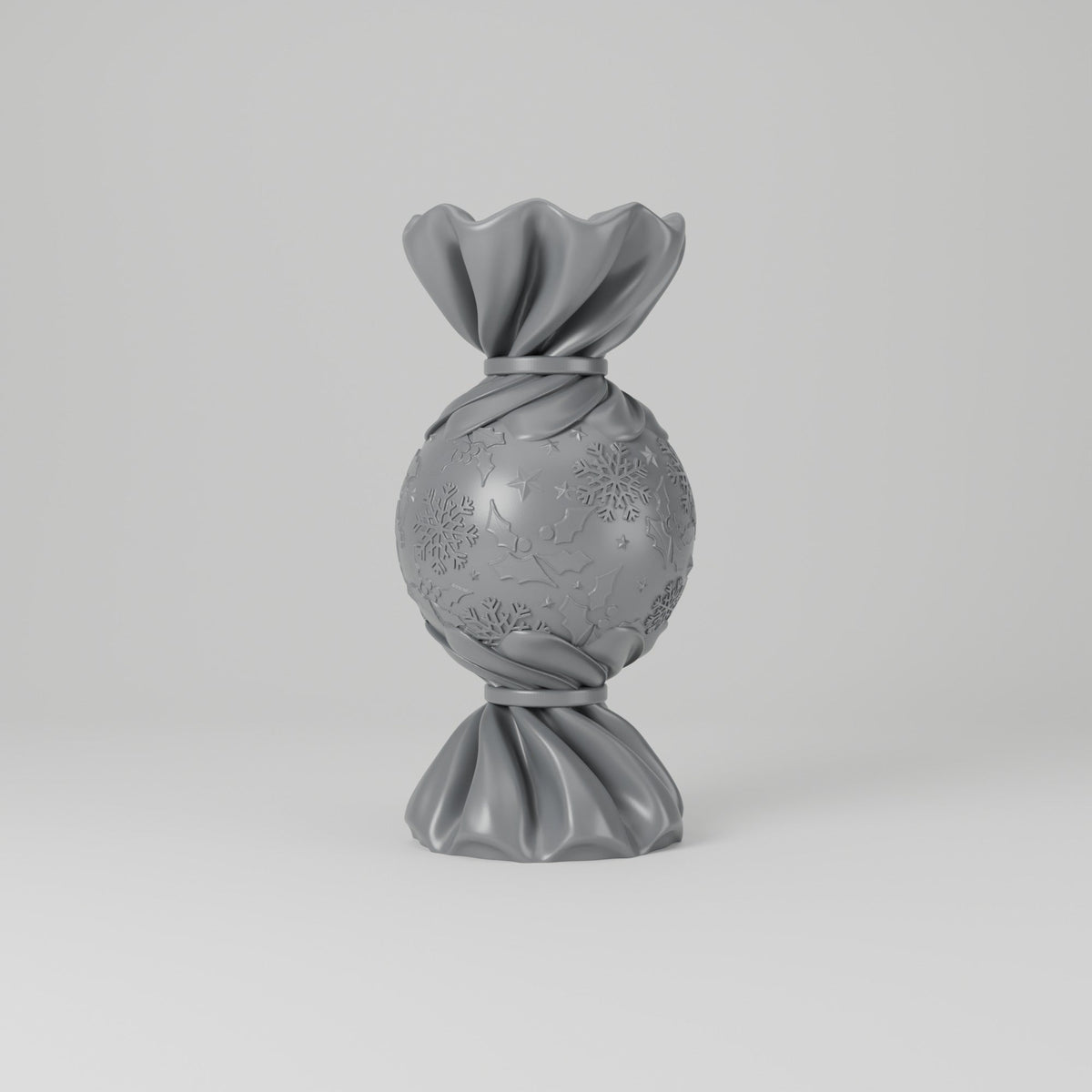 Candy Wrapper Christmas Vase – Festive Holiday Flower Vase - Northern Foundry