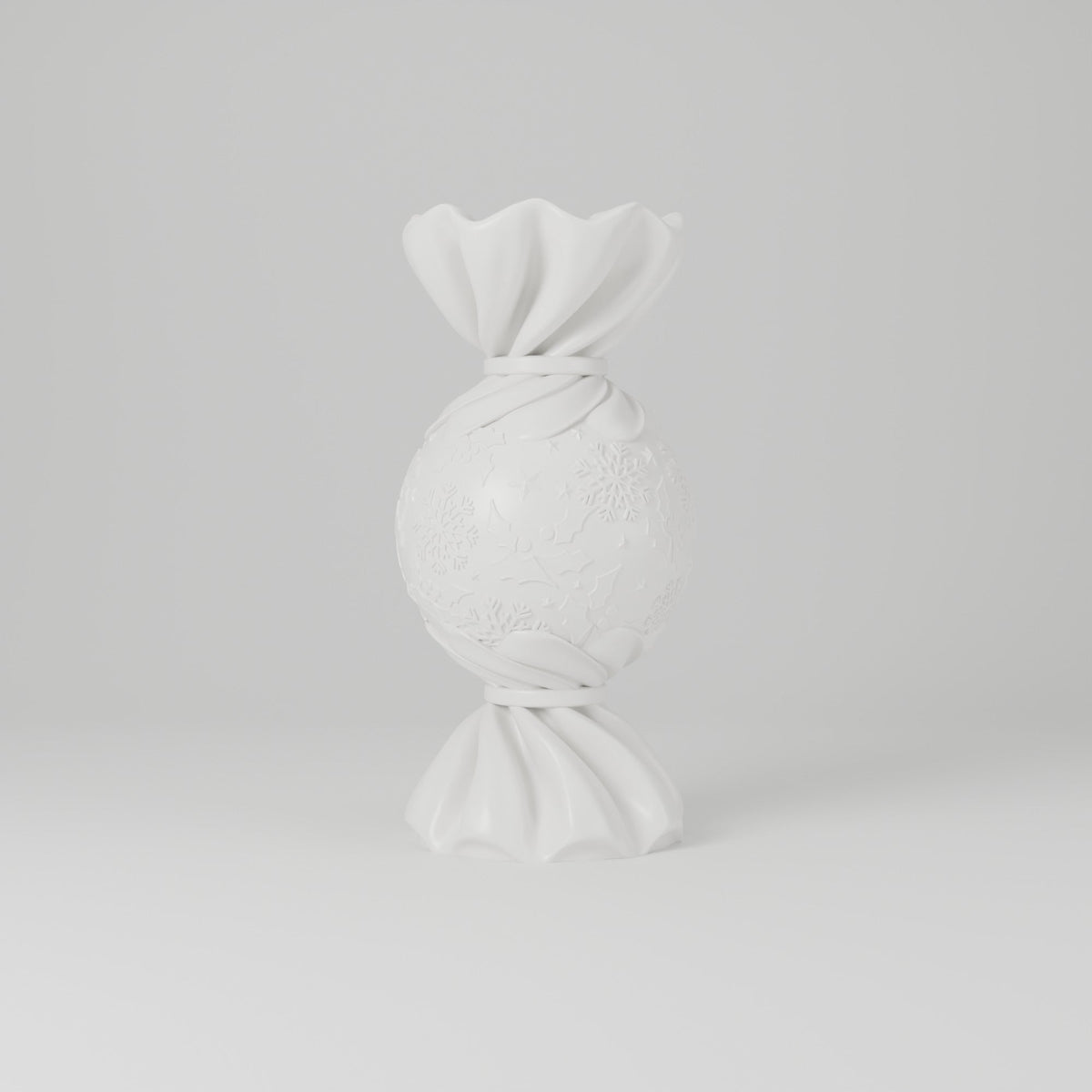 Candy Wrapper Christmas Vase – Festive Holiday Flower Vase - Northern Foundry