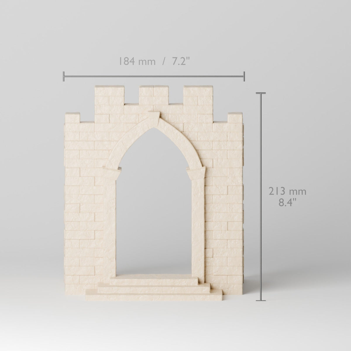 Castle Bookend Set – Gatehouse and Two Towers for Your Bookshelf - Northern Foundry