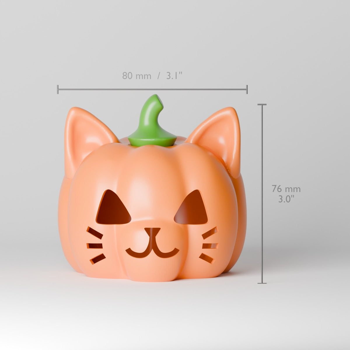 Cat-O-Lantern – Cat Pumpkin Tealight Holder & Halloween Night Light - Northern Foundry