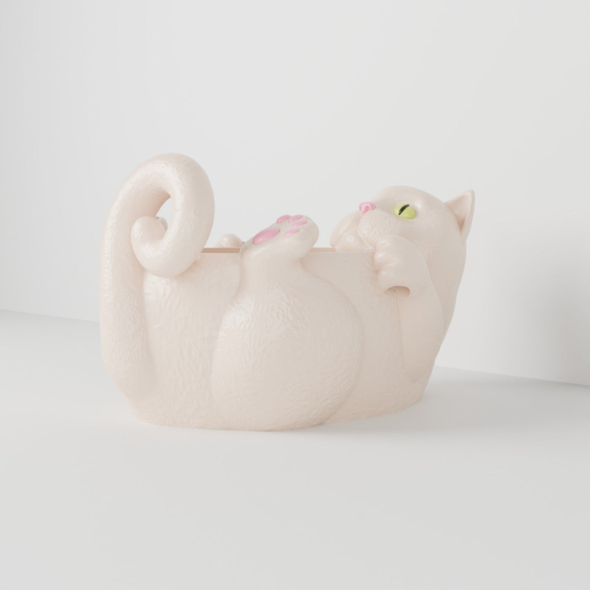 Cat Yarn Bowl – Playful Kitty Knitting & Crochet Yarn Holder - Northern Foundry