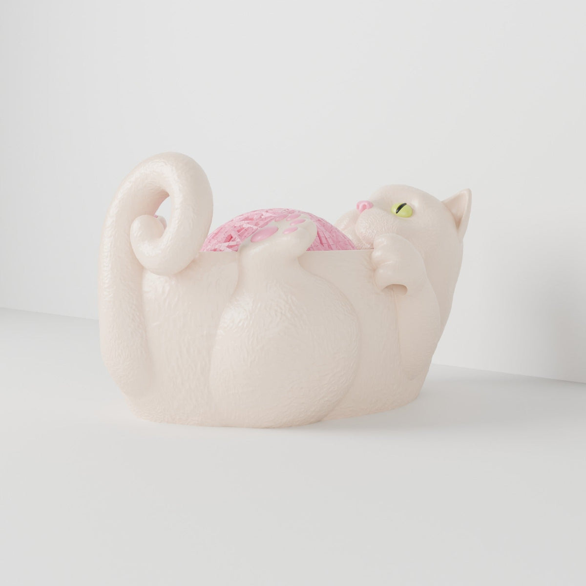 Cat Yarn Bowl – Playful Kitty Knitting & Crochet Yarn Holder - Northern Foundry
