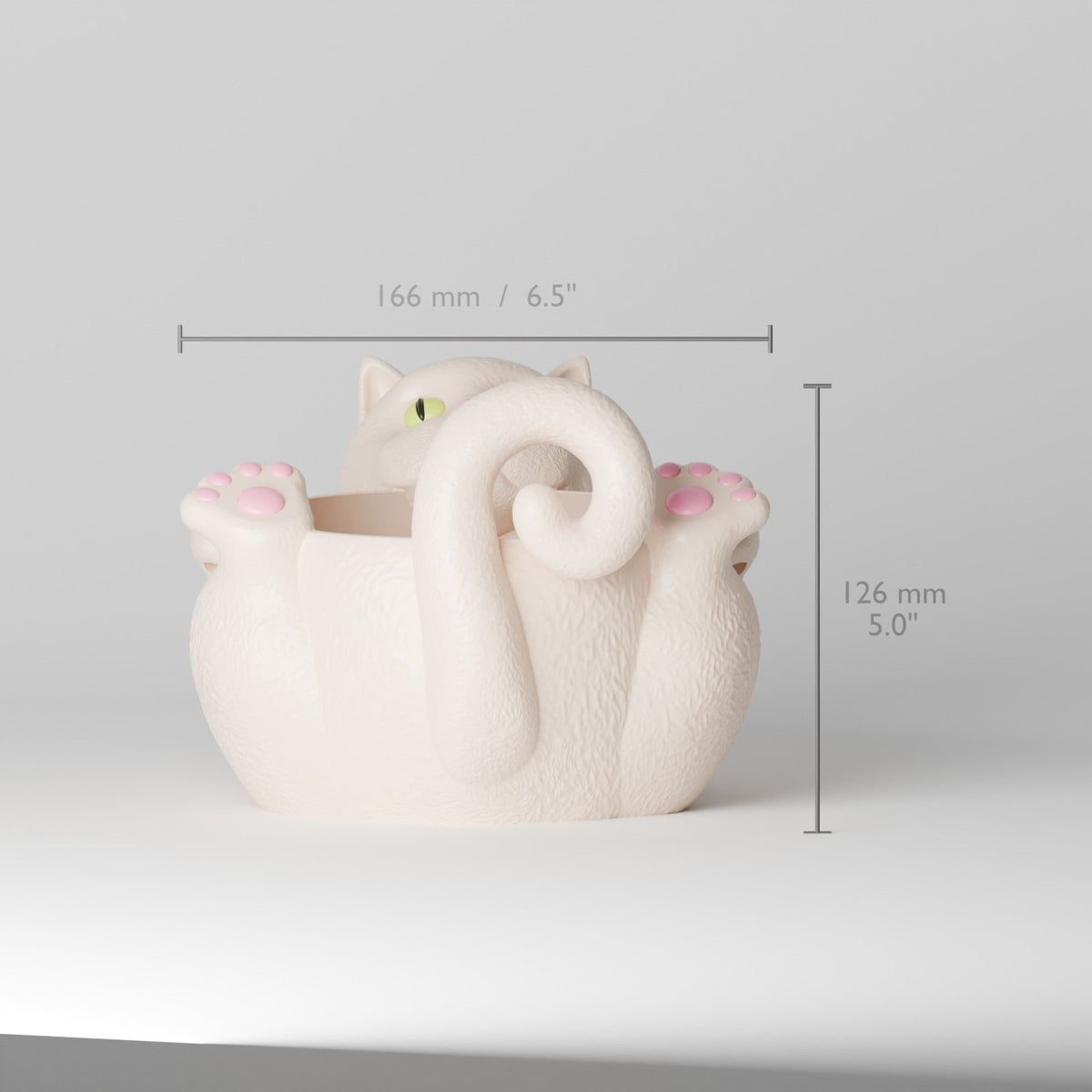 Cat Yarn Bowl – Playful Kitty Knitting & Crochet Yarn Holder - Northern Foundry