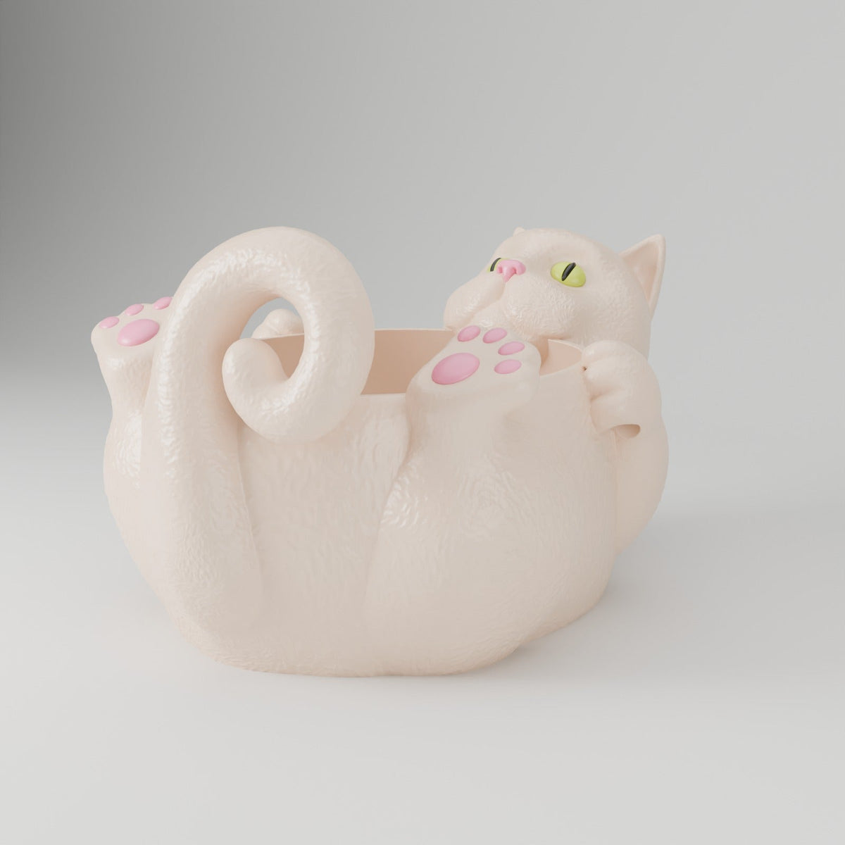 Cat Yarn Bowl – Playful Kitty Knitting & Crochet Yarn Holder - Northern Foundry